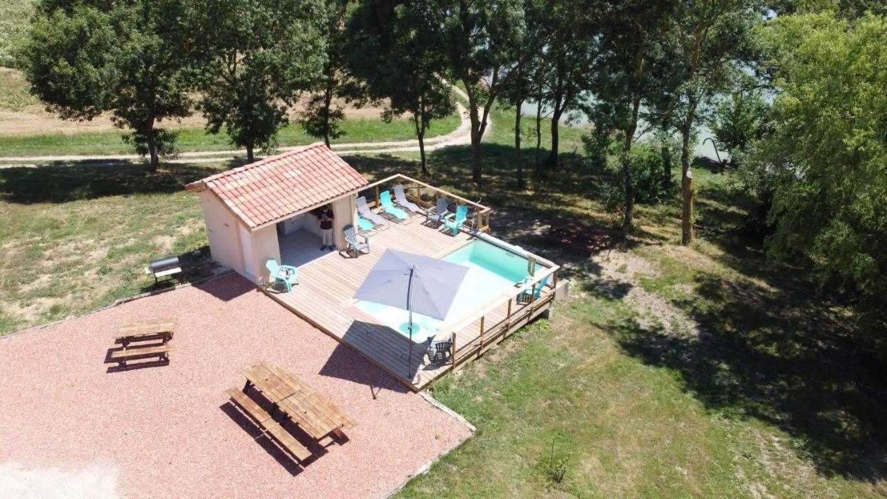 Maison De Campagne, Bord De Lac, Piscine, Billard 11 Per Plieux Exterior photo